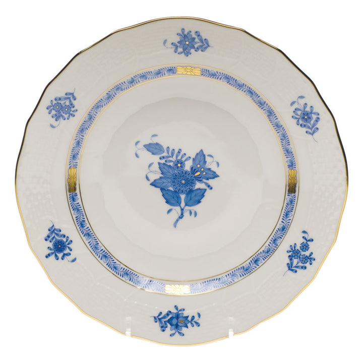 HEREND Chinese Bouquet Blue Dessert Plate