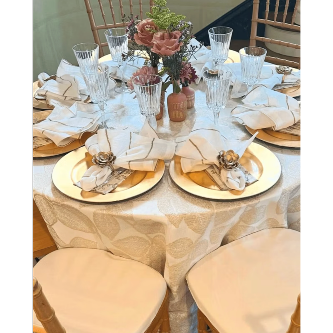 BODRUM Camellia Gold Napkin Ring