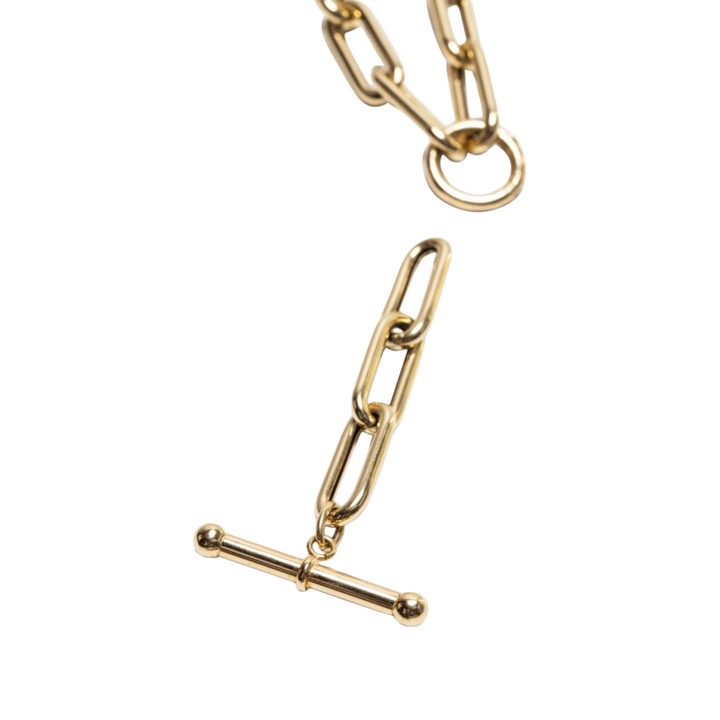 KELLY FLETCHER Lariate 18K Yellow Gold Oversize Necklace