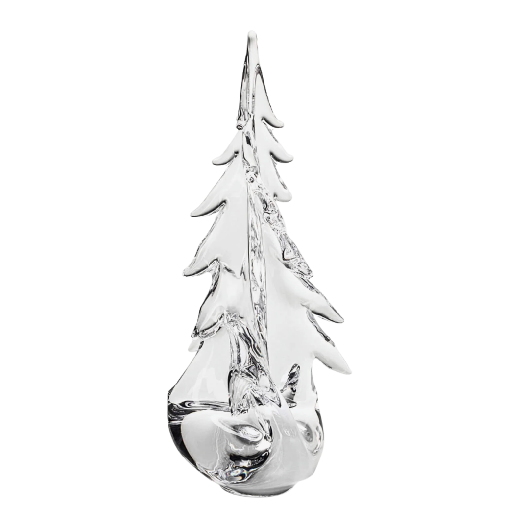 SIMON PEARCE Evergreen 14" Vermont Twist Glass Tree Default Title