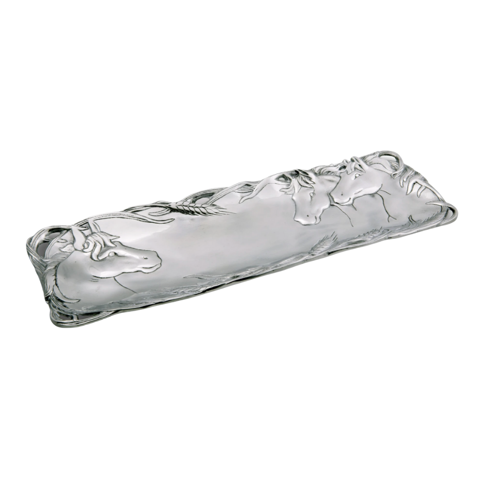 ARTHUR COURT HORSE OBLONG TRAY