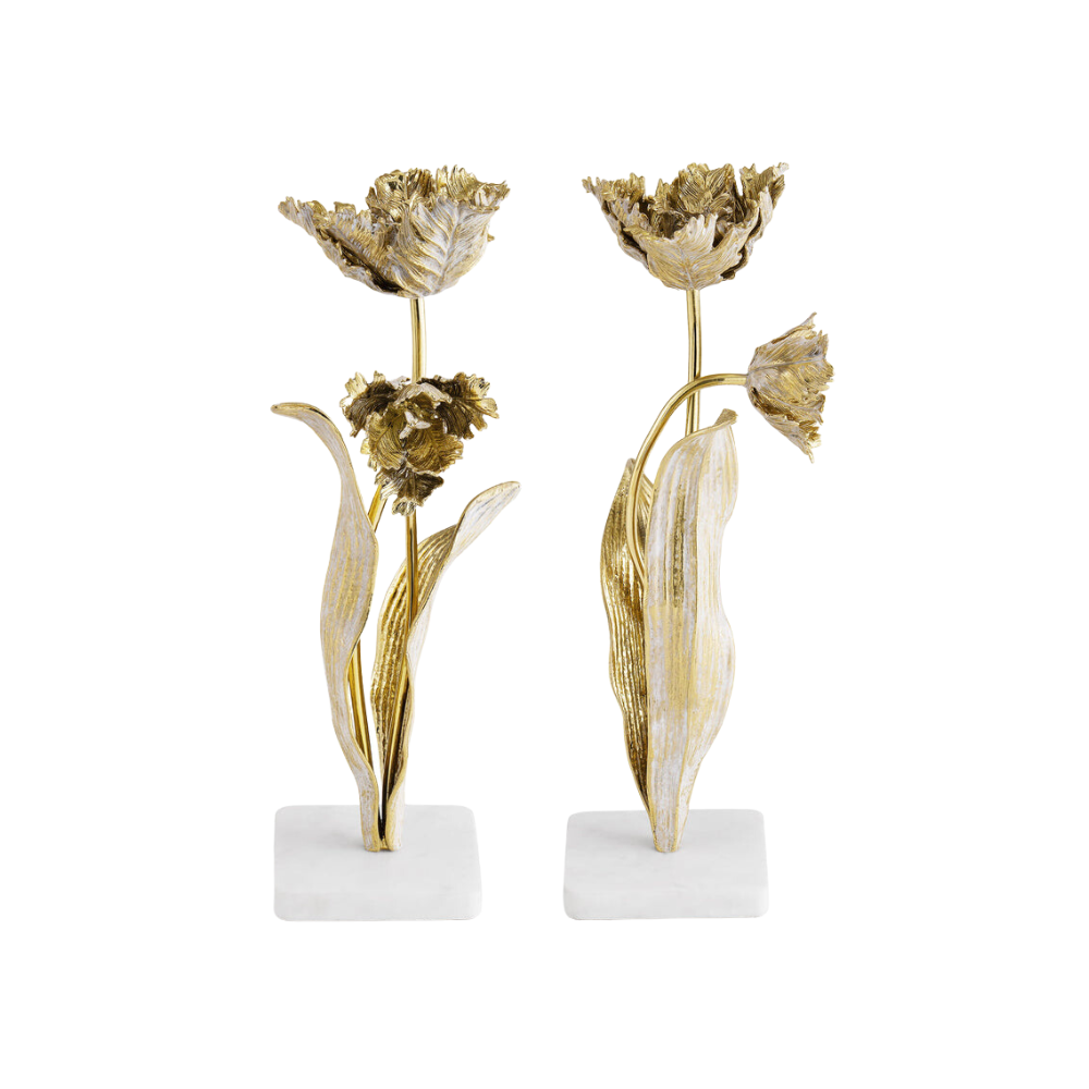 MICHAEL ARAM TULIP CANDLEHOLDERS