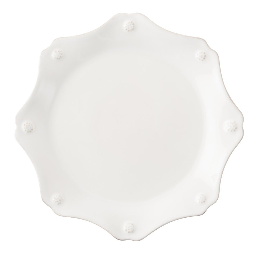JULISKA Berry And Thread Whitewash Salad Or Dessert Plate
