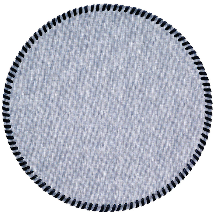 BODRUM Whipstitch Bluebell Place Mat