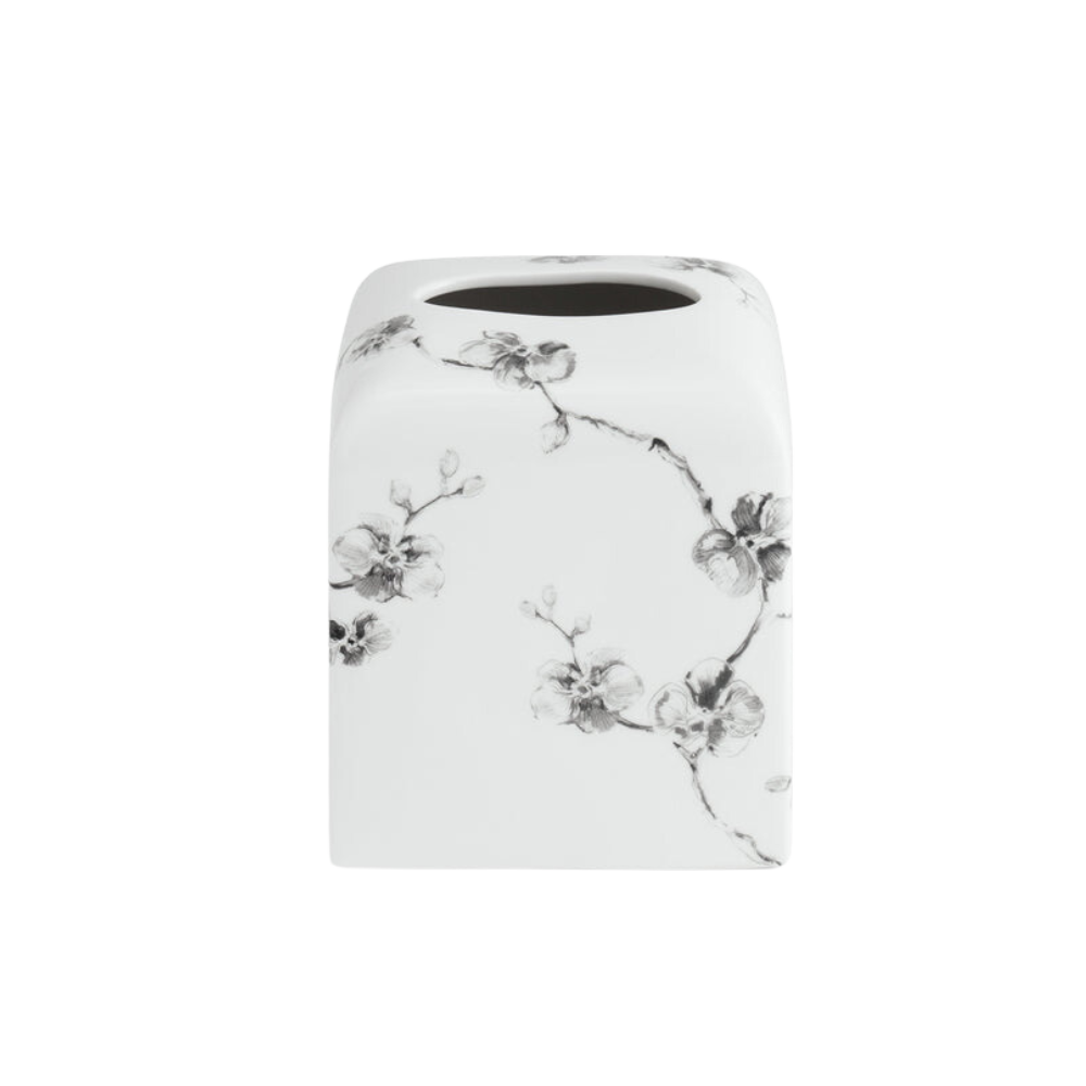 MICHAEL ARAM BLACK ORCHID BATH COLLECTION TISSUE BOX HOLDER