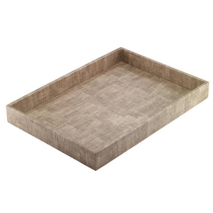 BODRUM Tray Luster Sand Rectangle