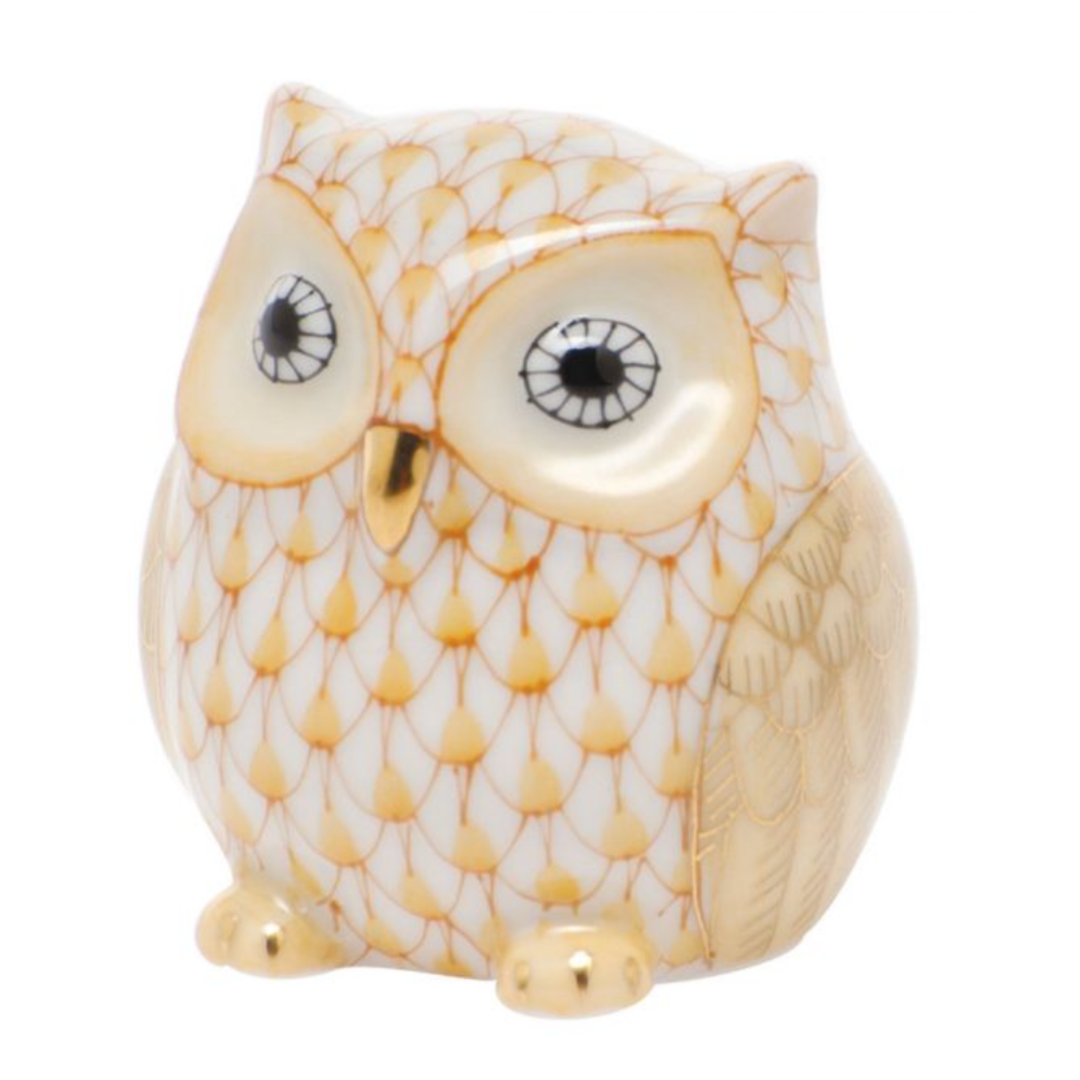 HEREND Owlet BUTTERSCOTCH