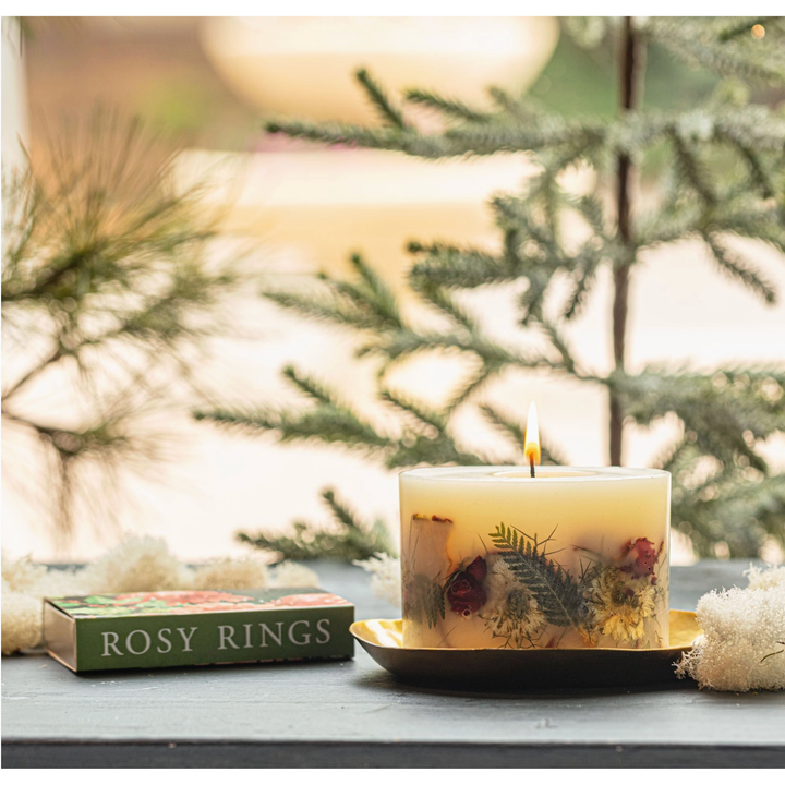 ROSY RINGS Spicy Apple Petite Botanical Candle