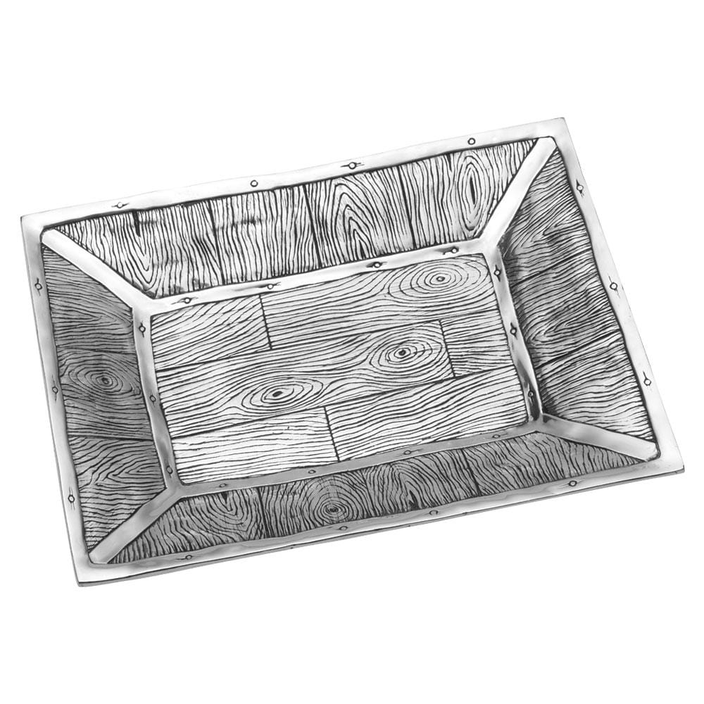 WILTON ARMETALE WILD WOOD RECTANGULAR TRAY