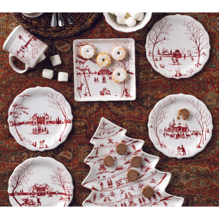 JULISKA Individually Sold Country Estate Winter Frolic Appetizer Plate