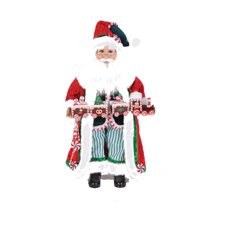 KAREN DIDION Peppermint Express Santa Figure Default Title