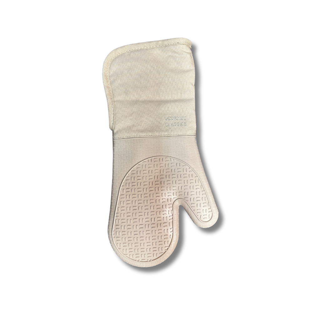 KAF HOME Gourmet Classics Silicone Oven Mitt - Natural