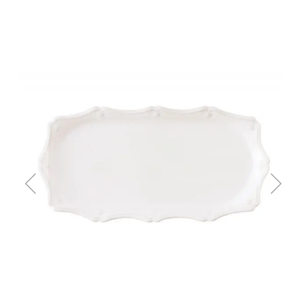 JULISKA BERRY AND THREAD WHITE HOSTESS TRAY