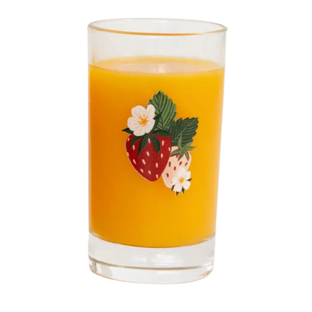 PAPER FARM PRESS Press And Berry Citrus Mini Strawberry Juice Glass Default Title