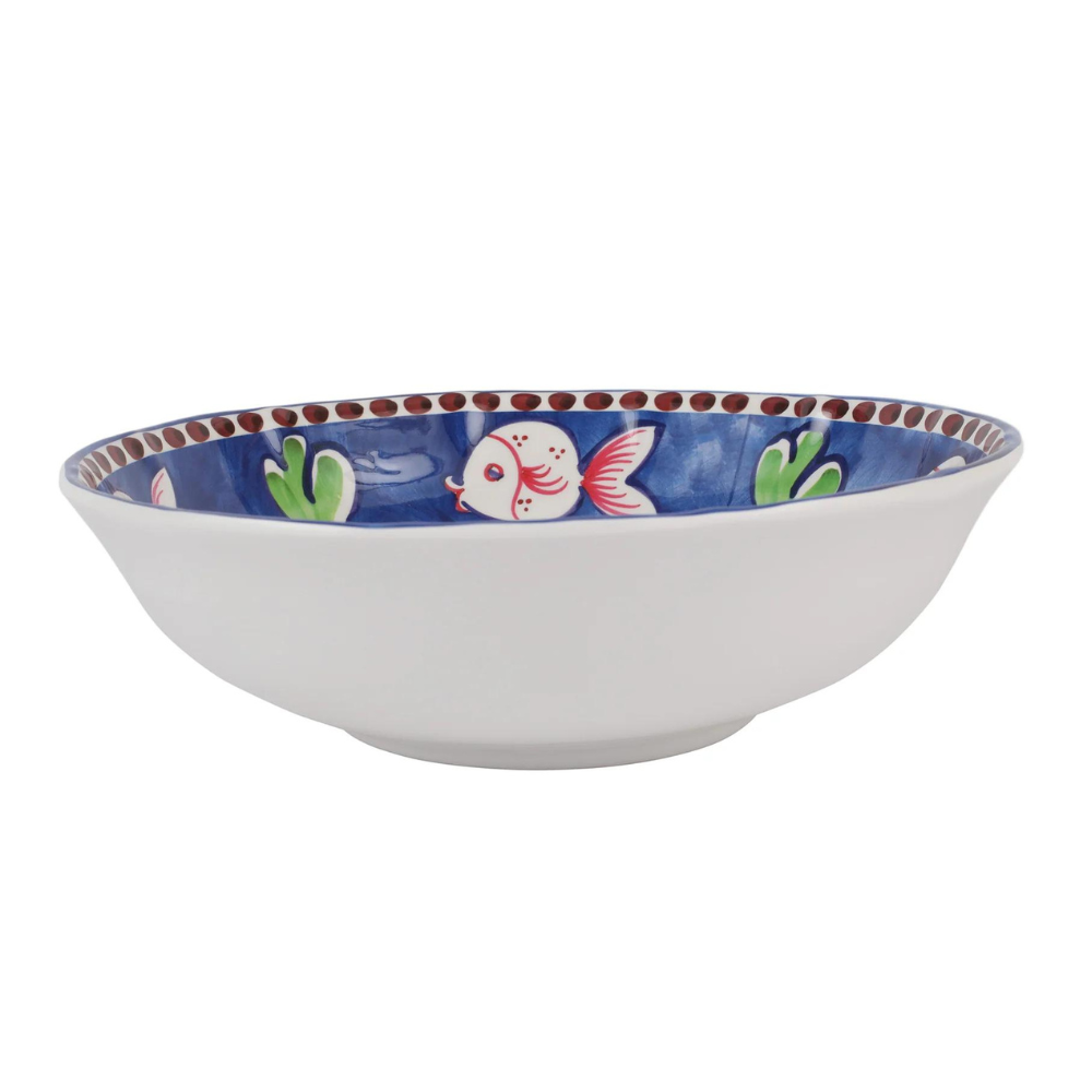 VIETRI Melamine Campagna Pesce Large Serving Bowl