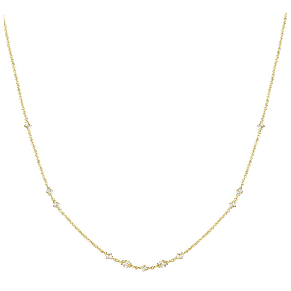 PAUL MORELLI 18K Yellow Gold Diamond Spinner Style Chain Necklace