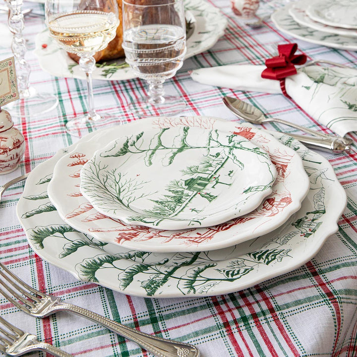 JULISKA Individually Sold Country Estate Winter Frolic Evergreen Party Plate Default Title