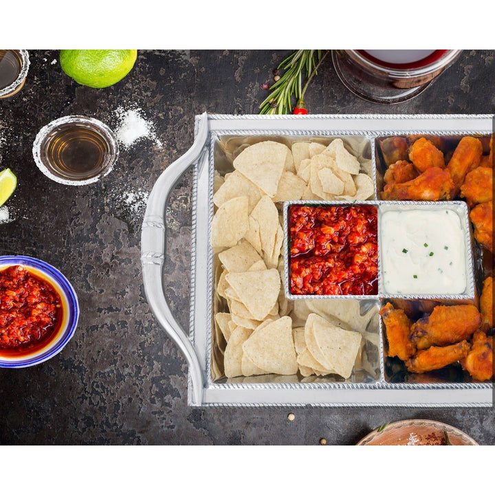 ARTHUR COURT LONGHORN ENTERTAINMENT TRAY