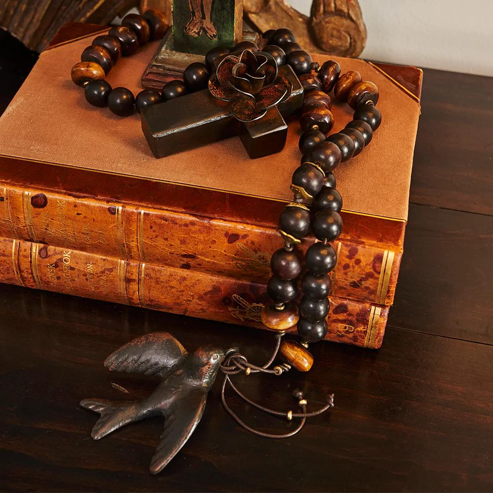 JAN BARBOGLIO La Palomita Blessing Beads With Iron Golondria