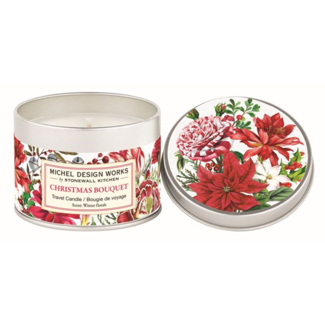 MICHEL DESIGN Christmas Bouquet Travel Candle Default Title