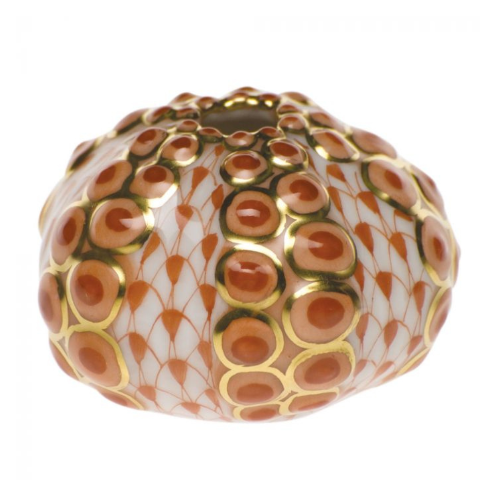 HEREND Sea Urchin RUST