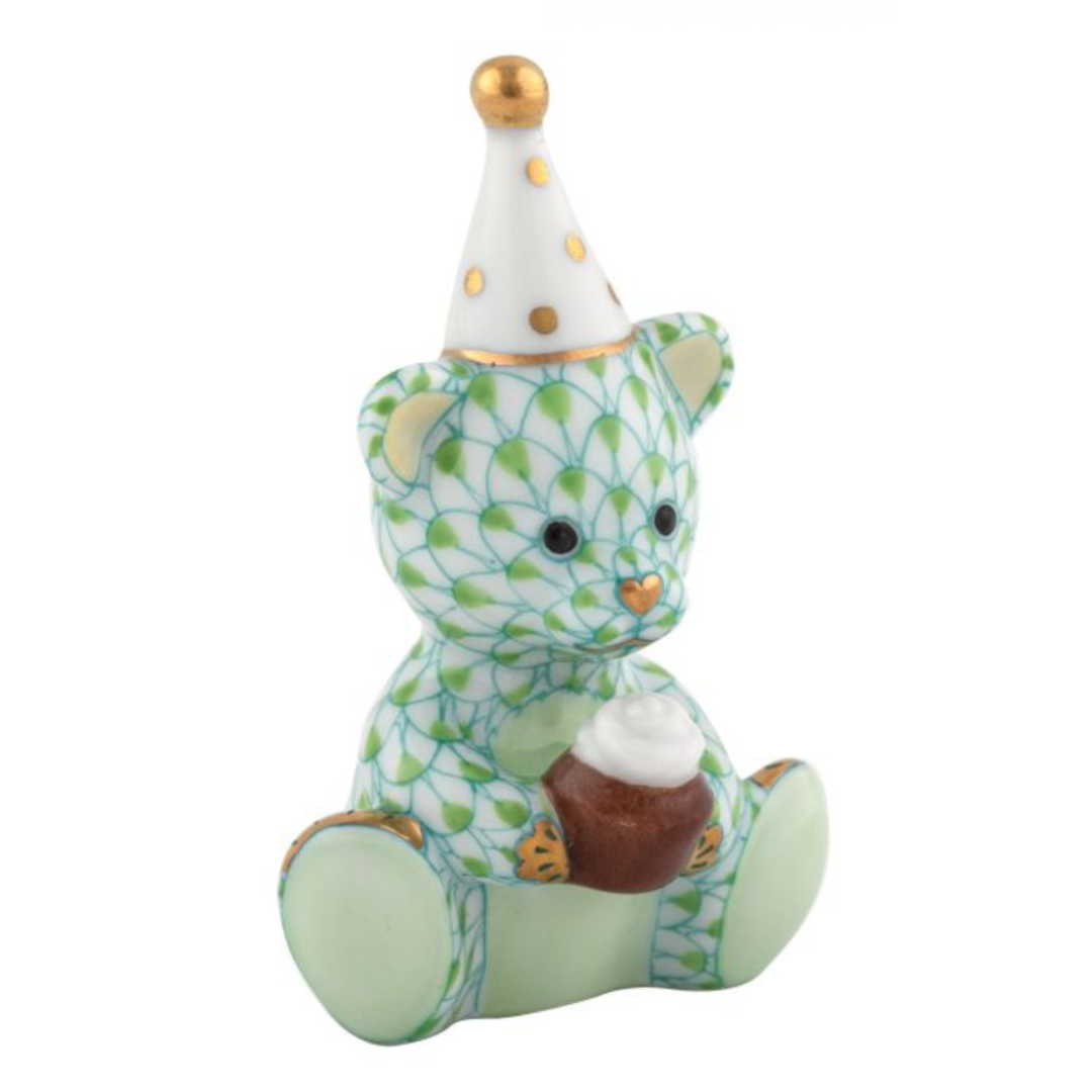 HEREND Birthday Bear KEYLIME