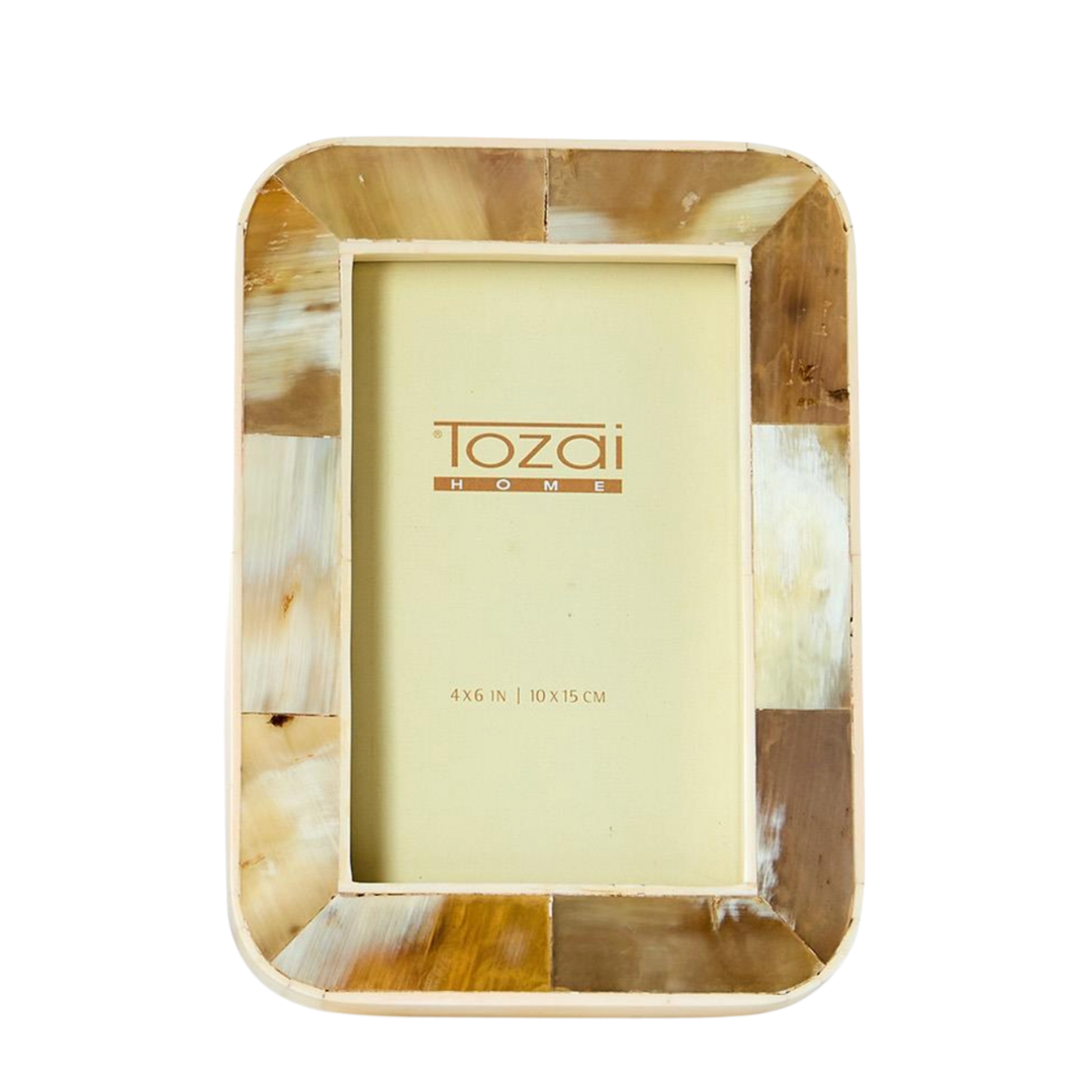 TWO'S COMPANY Natural Horn Small Frame Default Title