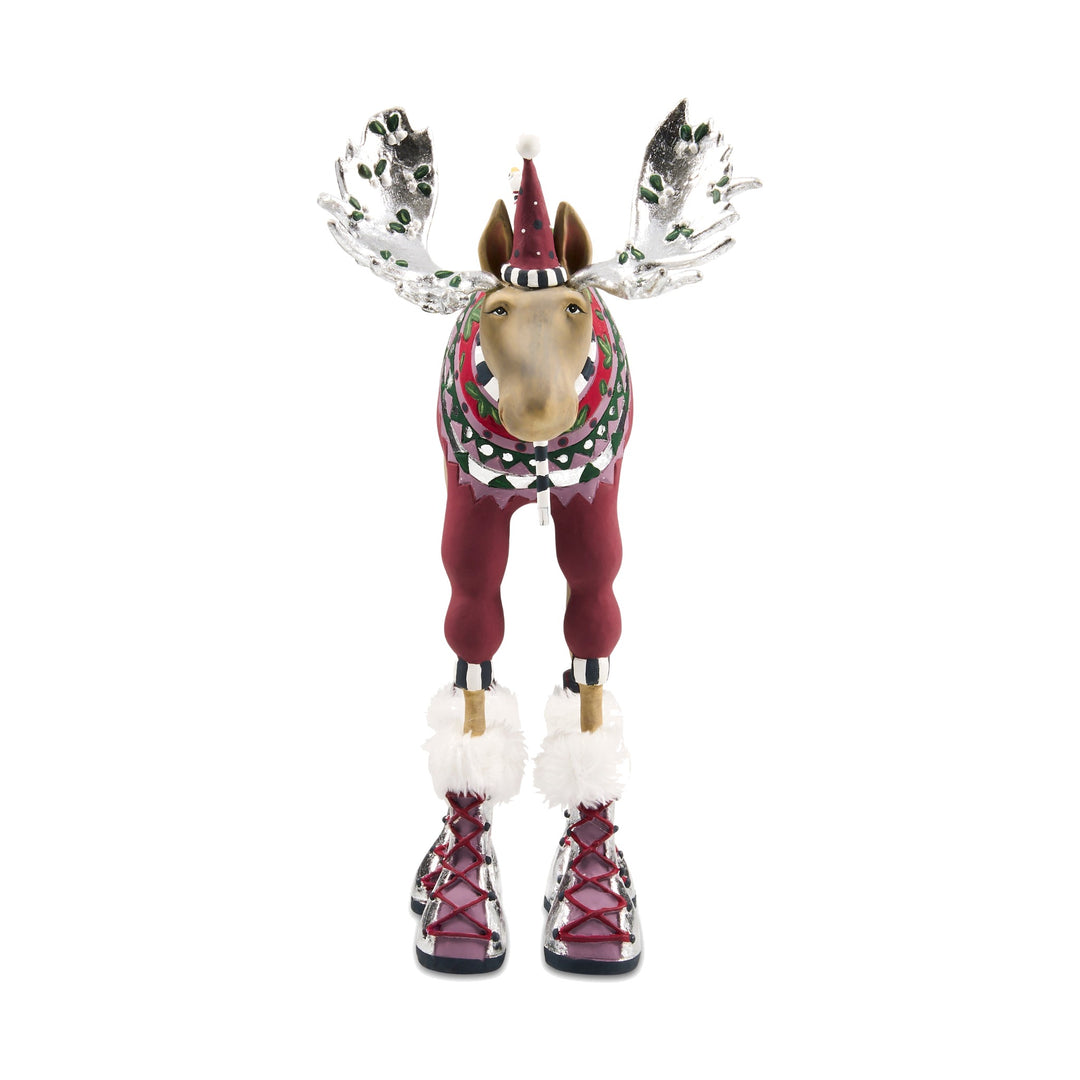 MACKENZIE CHILDS MacKenzie-Childs Patience Brewster Mooseltoe Milton Moose Figure