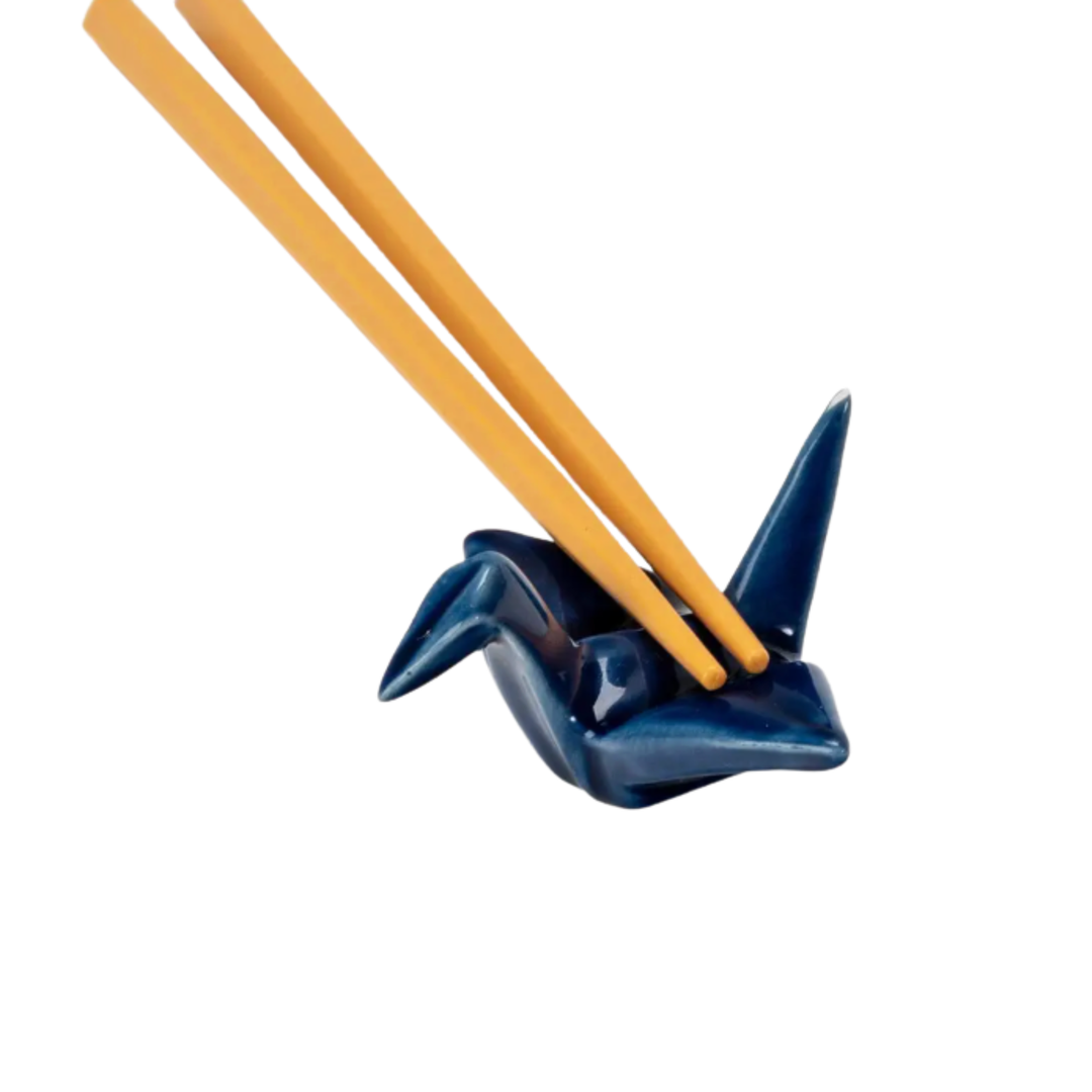 URBAN TOKYO Origami Crane Porcelain Chopstick Rest