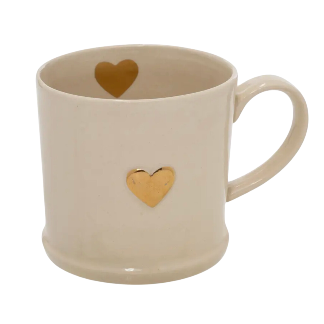 INDABA Sweet Heart Gold Mug Default Title