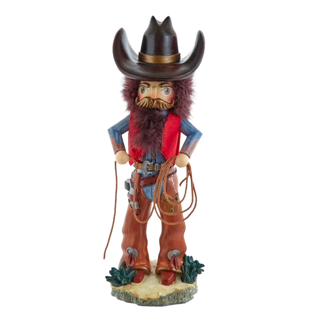 KURT ADLER Cowboy Nutcracker With Lasso Default Title