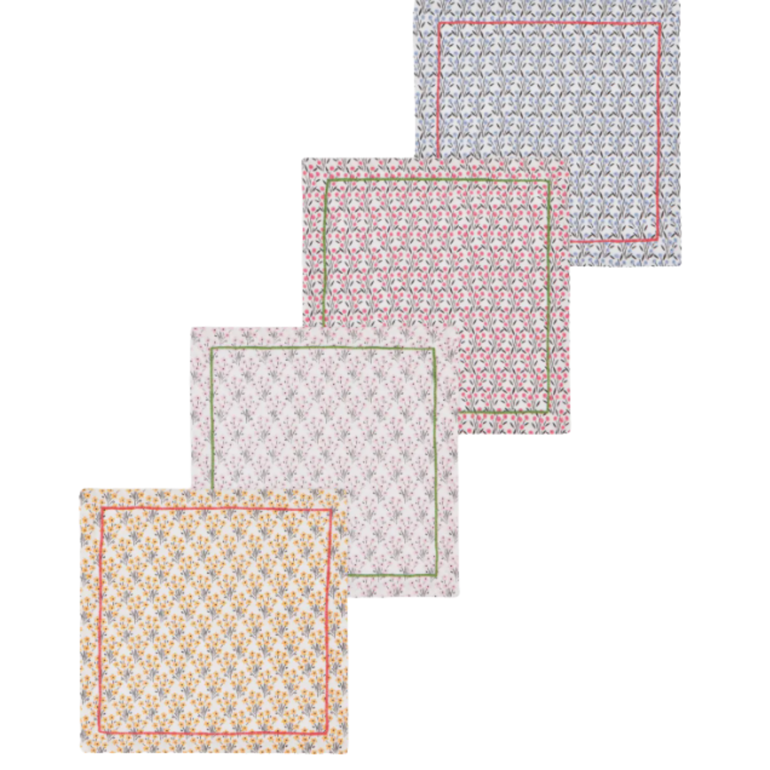 DANICA JUBILEE Bouquet Cocktail Napkins Set of 4