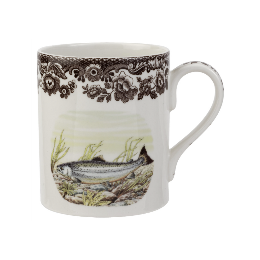 SPODE WOODLAND KING SALMON MUG