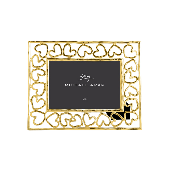 MICHAEL ARAM Gold Heart Photo Frame