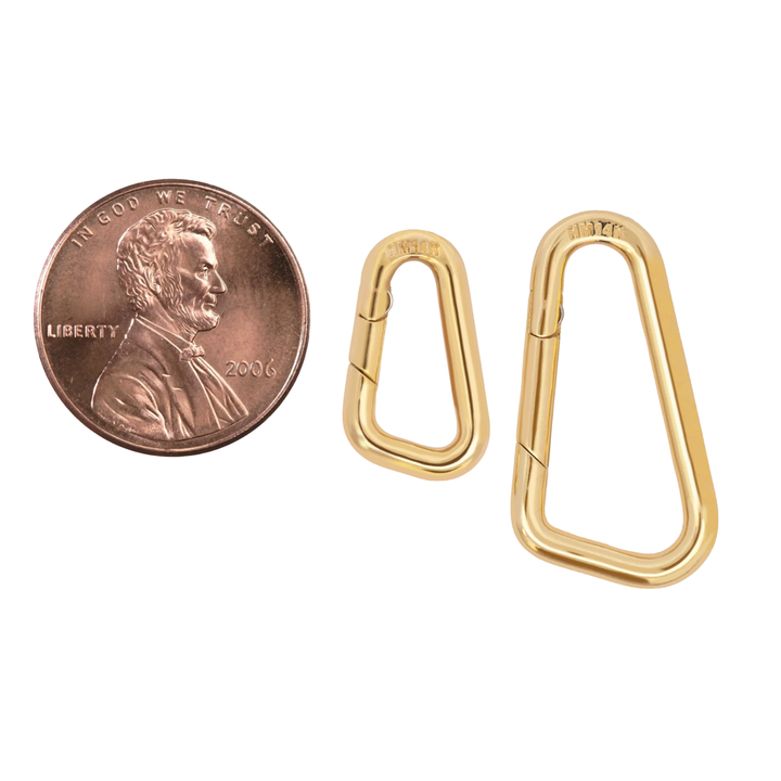 Carabiner Large Hinge In Yellow Gold