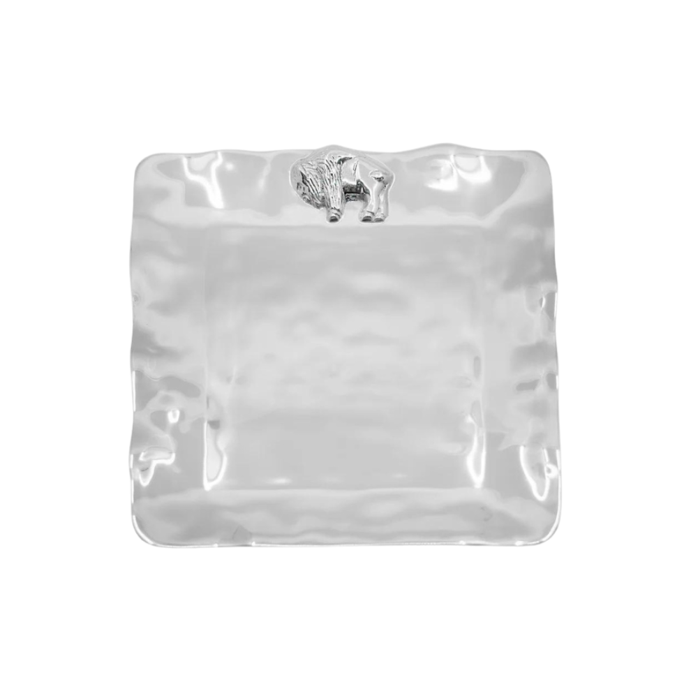 BEATRIZ BALL WESTERN BROOKLYN BUFFALO SQUARE PLATTER - MEDIUM