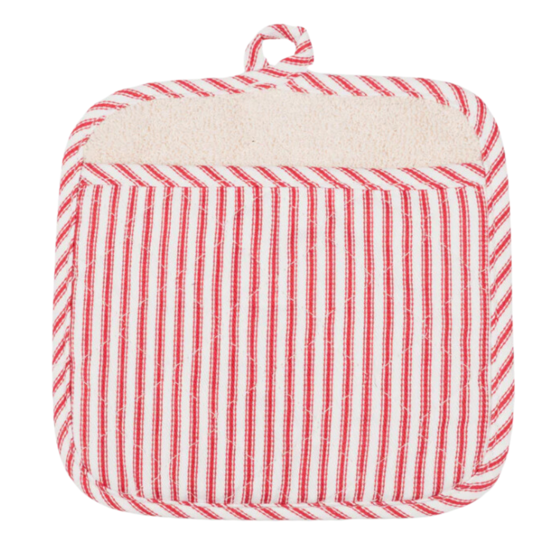 KAF HOME Metro Stripe Cherry Pot Holder