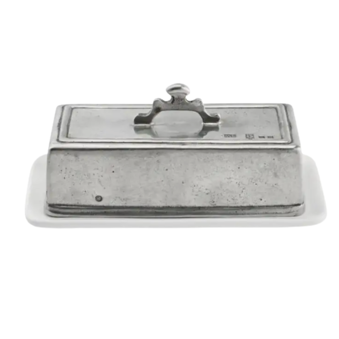 ARTE ITALICA Tuscan Rectangular Butter Dish