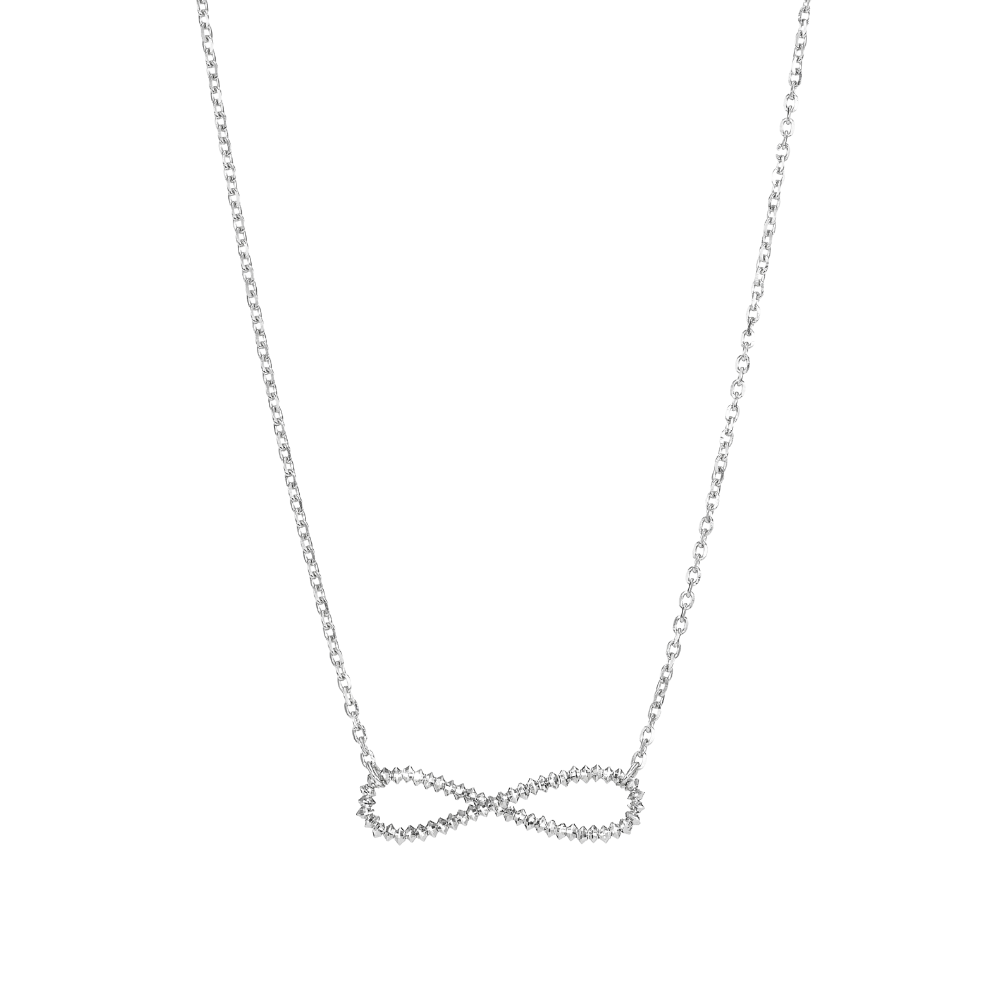 PLATINUM BORN 950 PLATINUM INFINITY NECKLACE WITH BEADS