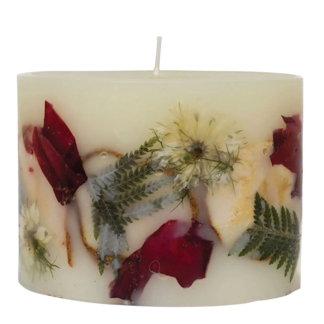 ROSY RINGS Spicy Apple Oval Botanical Candle Default Title