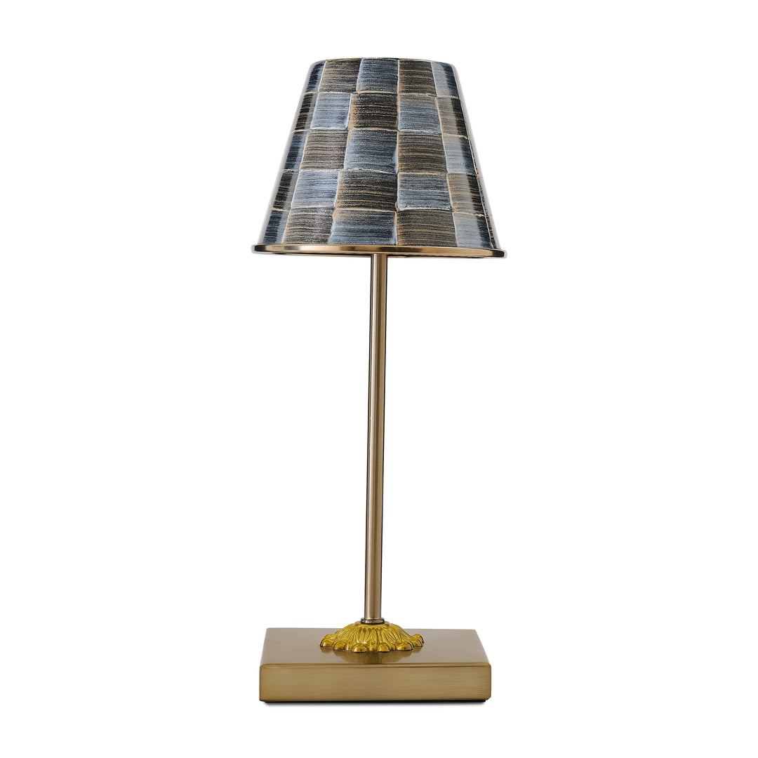 MACKENZIE CHILDS Sophisticheck LED Rechargeable Cafe Table Lamp