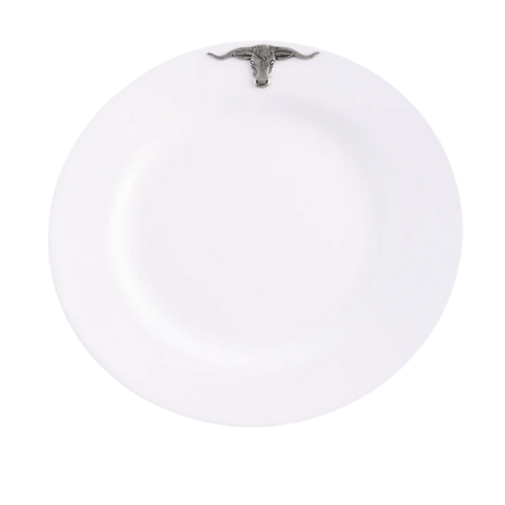 ARTHUR COURT LONGHORN MELAMINE PLATE