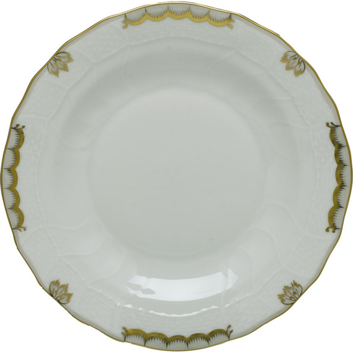 HEREND PRINCESS VICTORIA GRAY DESSERT PLATE