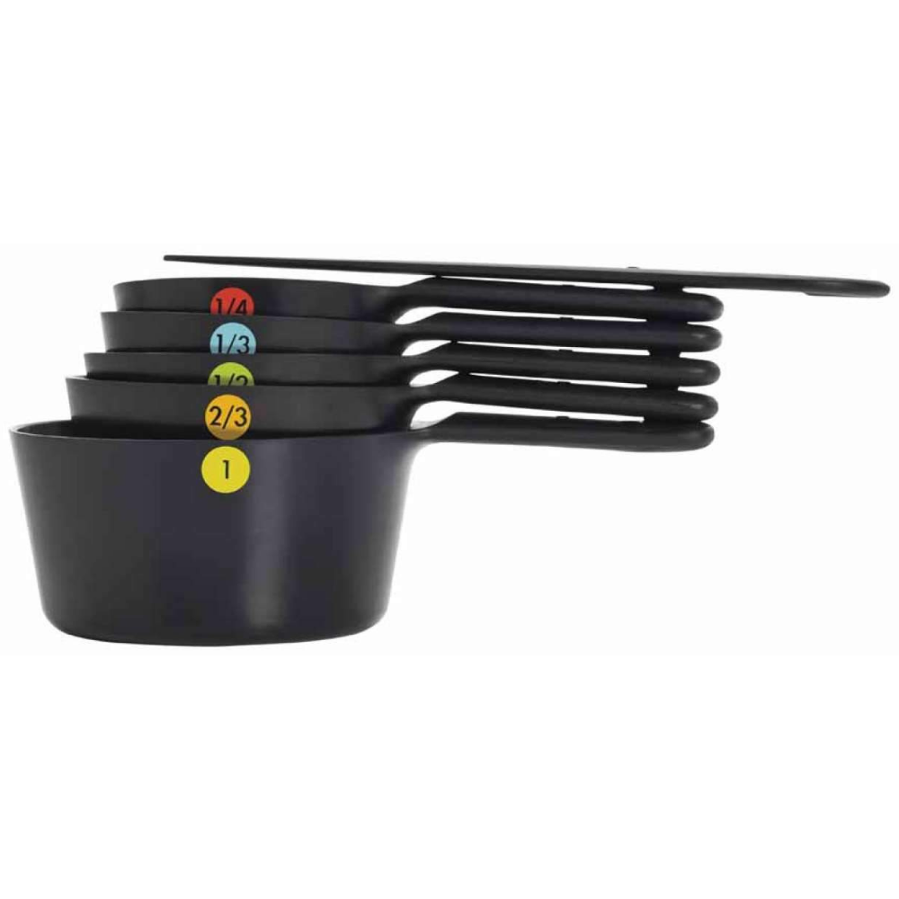 OXO GOOD GRIPS BLACK MEASURING CUPS SET/6