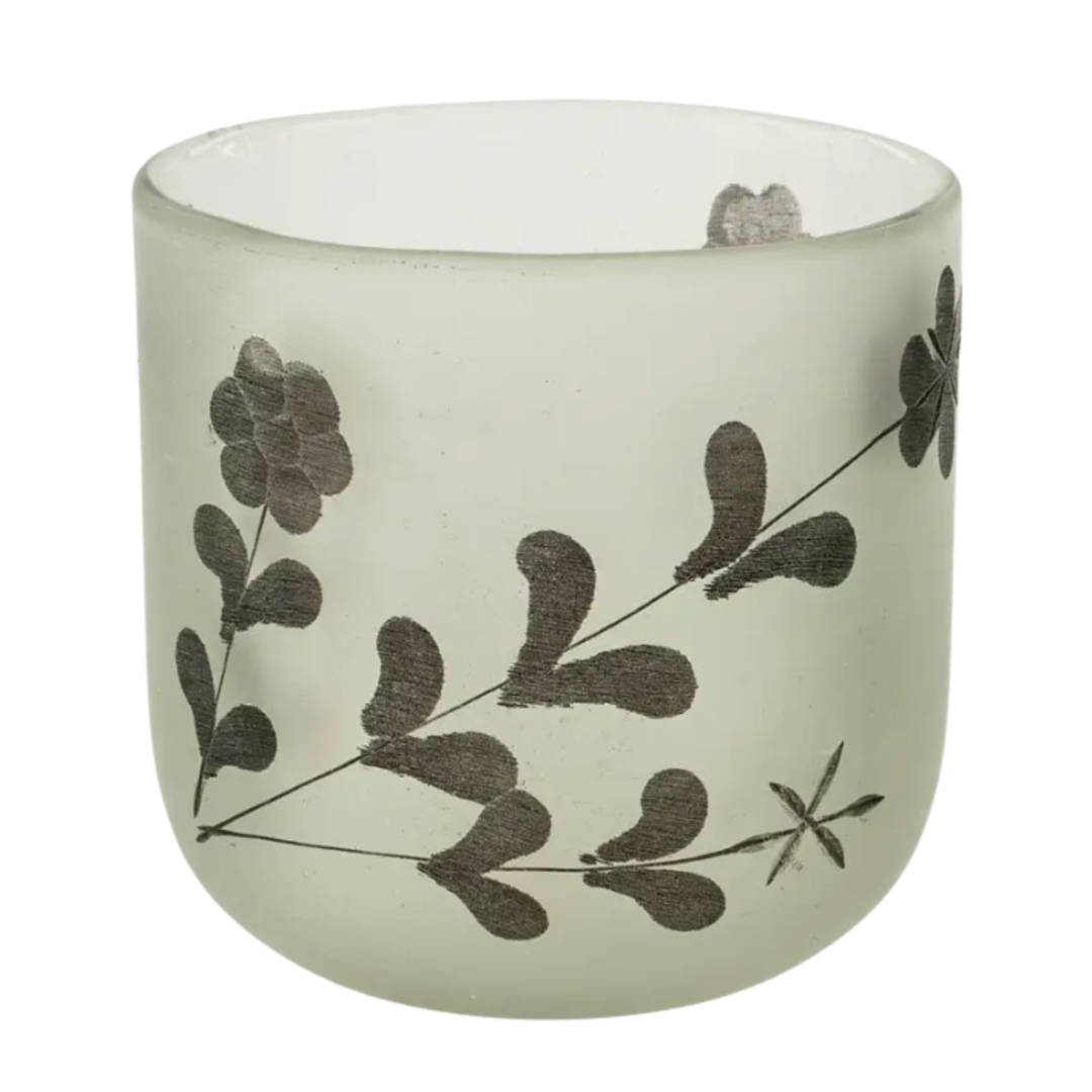INDABA Rosalie Black Etched Large Vase Default Title