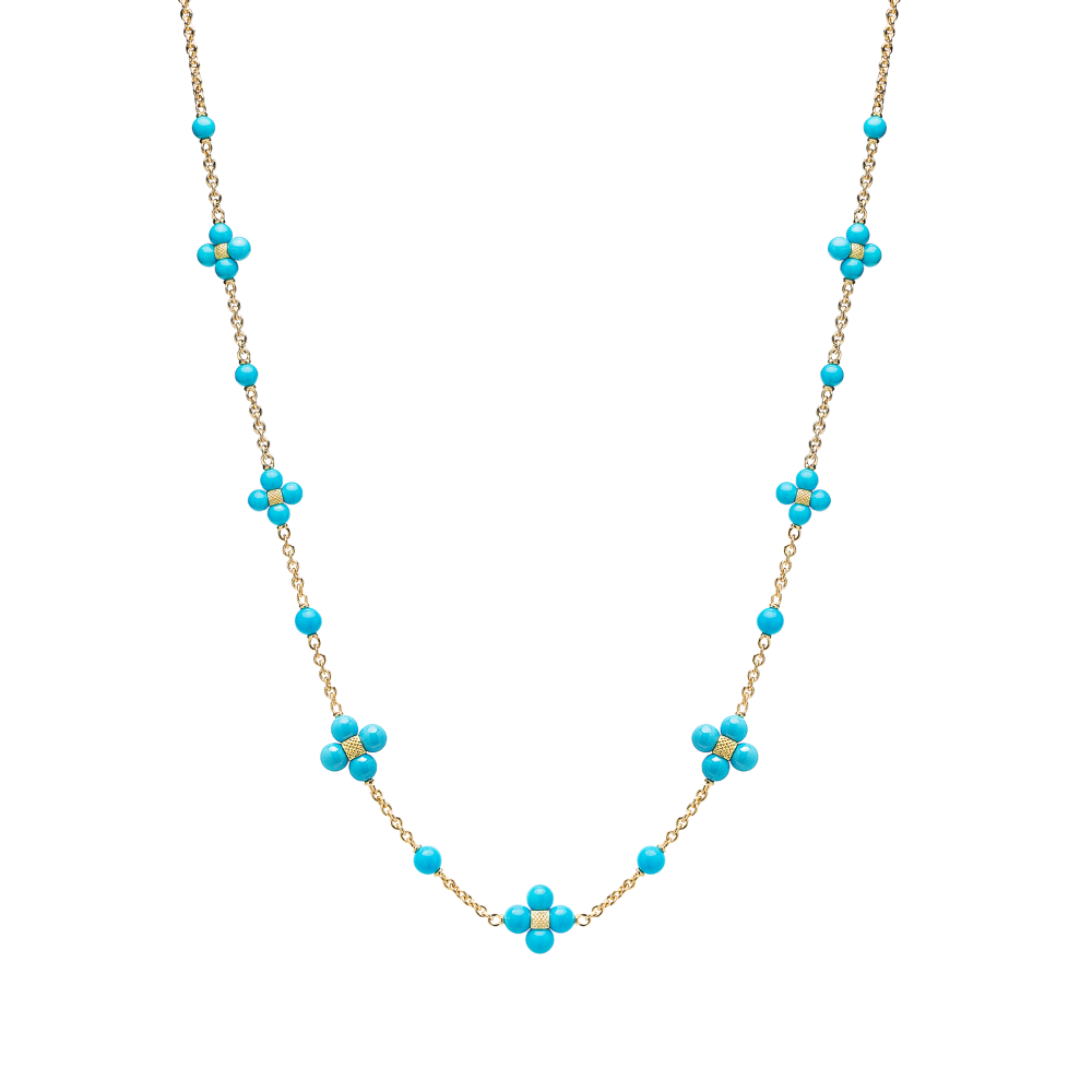 PAUL MORELLI 18K Turquoise Sequence Necklace