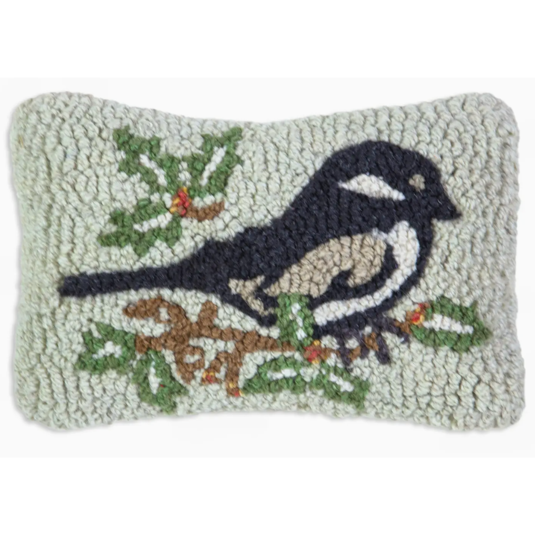 CHANDLER 4 CORNERS Chickadee In The Vines Hook Pillow Default Title