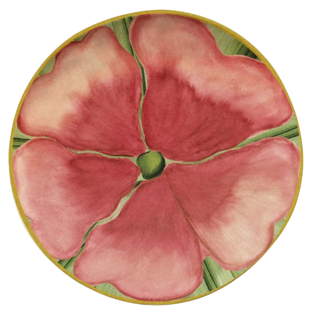 MERRITT Botanic Garden Melamine Pink Salad Plate – Pink