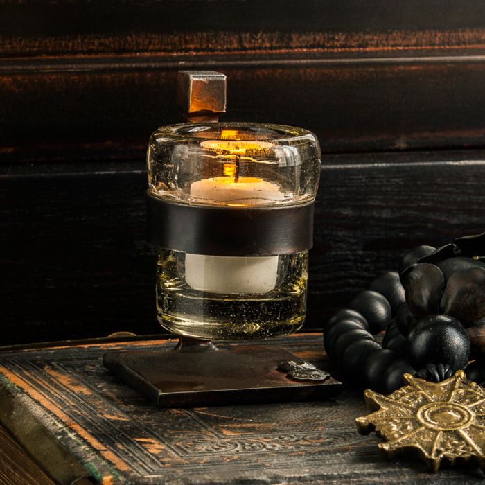 JAN BARBOGLIO Firedance Candelita Iron Stand