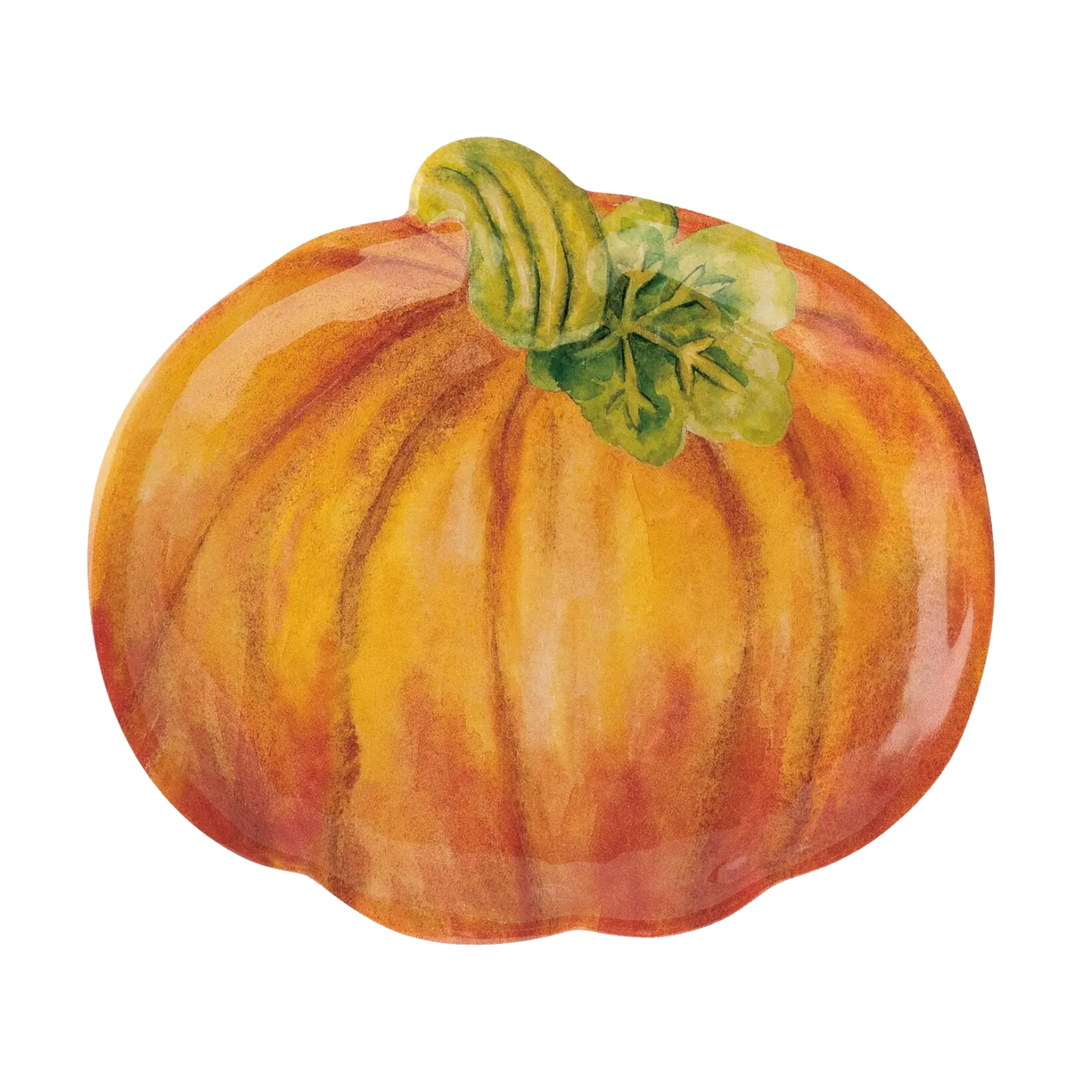 SUPREME HOUSEWARES Small Pumpkin Melamine Plate Default Title